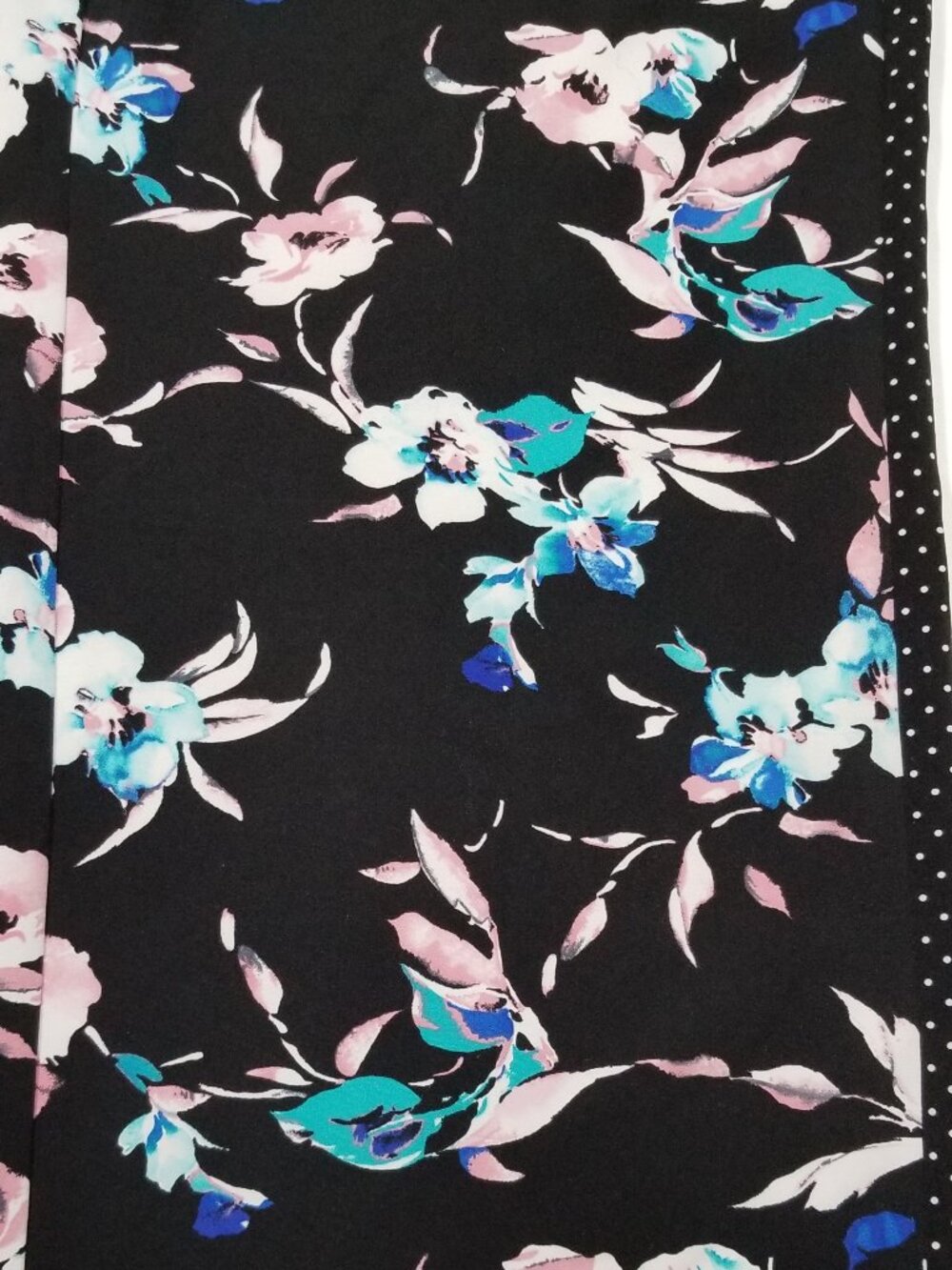 LANE BRYANT The Allie Wide Leg Pants Floral Polka Dot 7103E1M - Picture 5 of 8